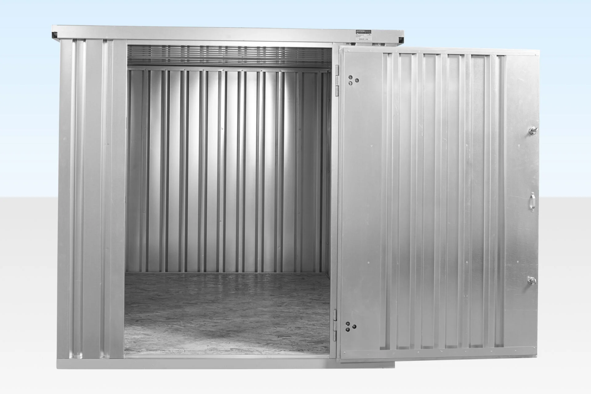 Flat Pack Storage Container 3m x 2.1m – Galvanised - Image 4