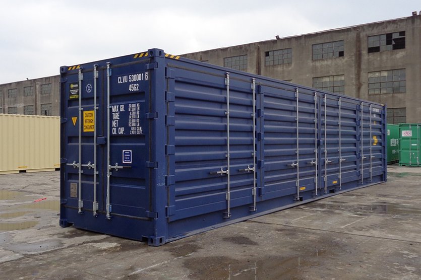 40FT SHIPPING CONTAINERS WITH OPEN SIDE WITH DOOR - Image 4